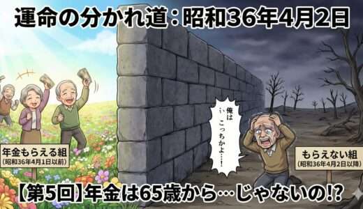 年金は65歳から…じゃないの!? 「特別支給」が貰える人、貰えない人の残酷な境界線