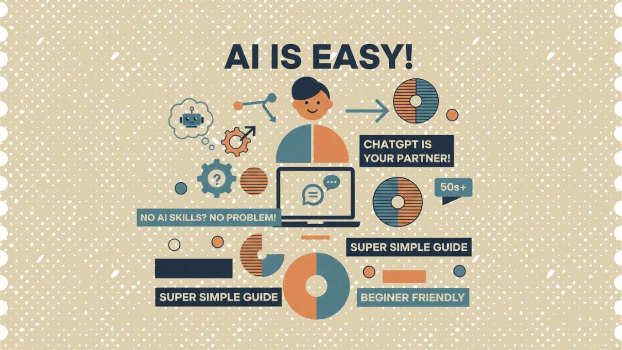 AIが苦手でも大丈夫!50代向け超かんたん入門(ChatGPTは“相棒”です)