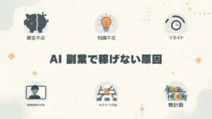 AI副業で稼げない原因