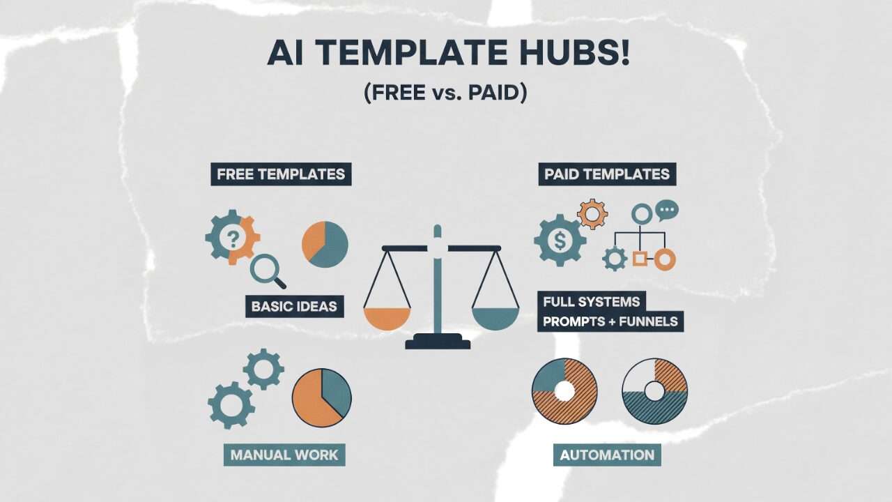 AI副業テンプレ集(無料と有料の違い)