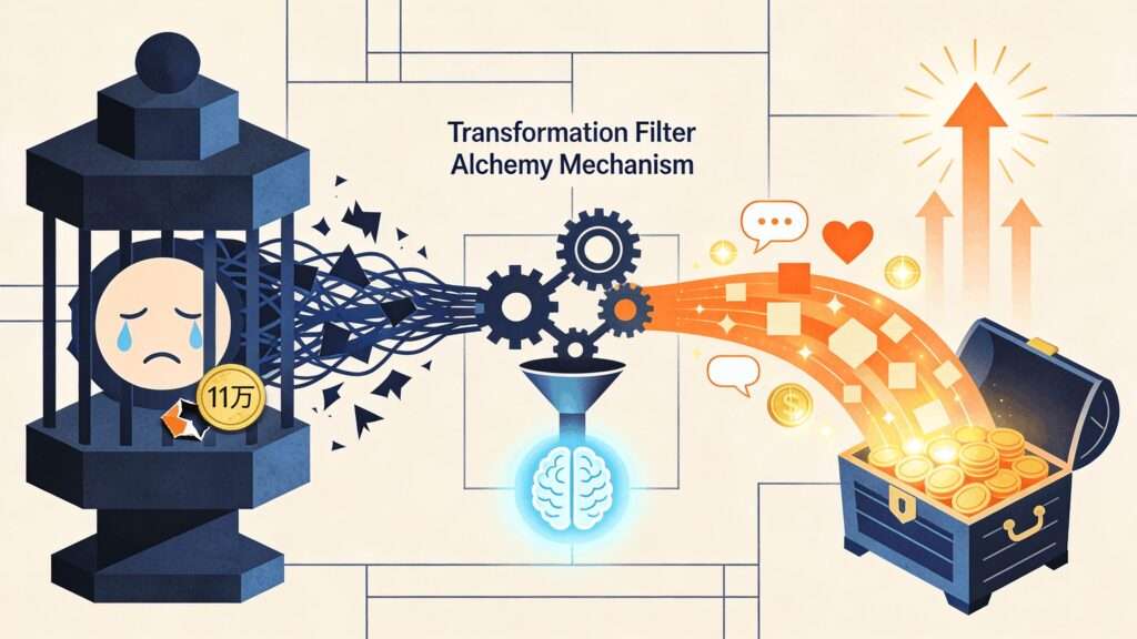 会社の愚痴は「金」になる。手取り11万の絶望を「共感されるコンテンツ」に変える思考法
