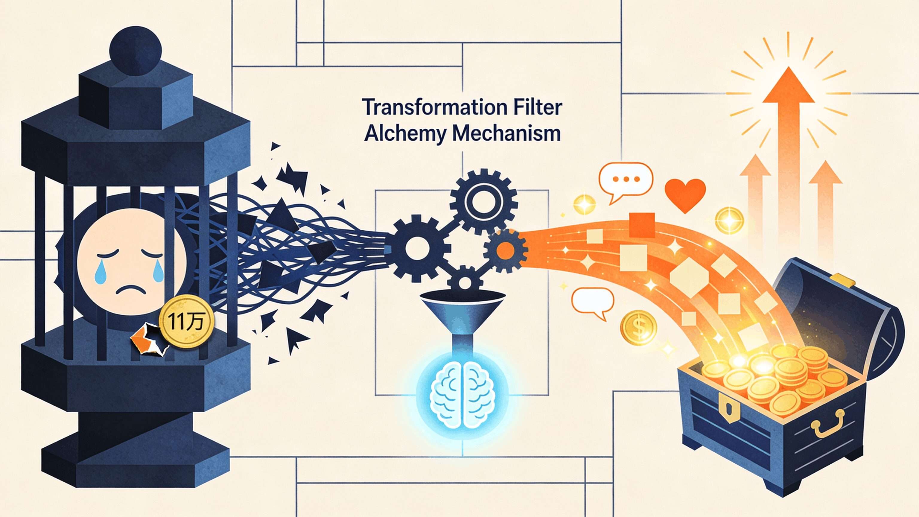 会社の愚痴は「金」になる。手取り11万の絶望を「共感されるコンテンツ」に変える思考法