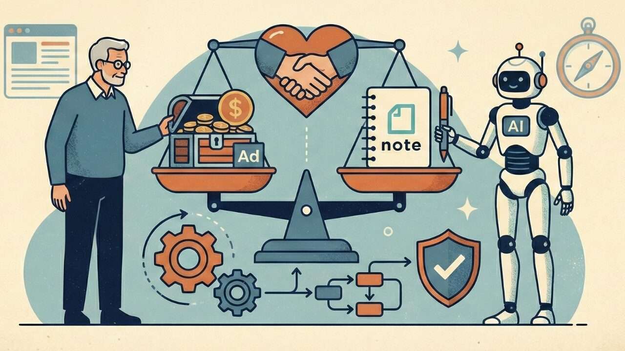 広告とnoteをどう共存させるか〜50代×AI×ブログで「信頼を壊さず続ける設計」〜